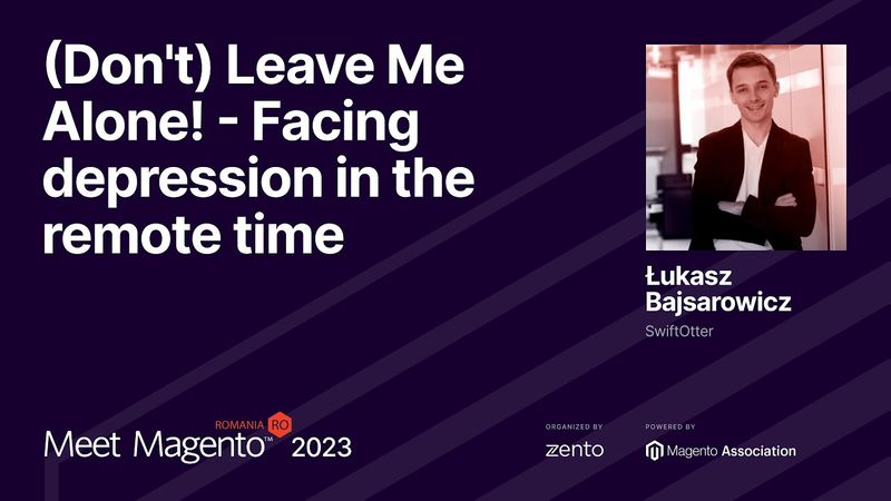 (Don't) Leave Me Alone! - Facing depression in the remote times